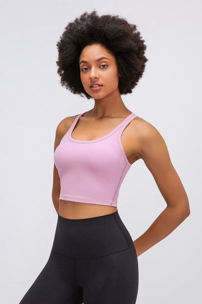 Racerback Sports Bra.