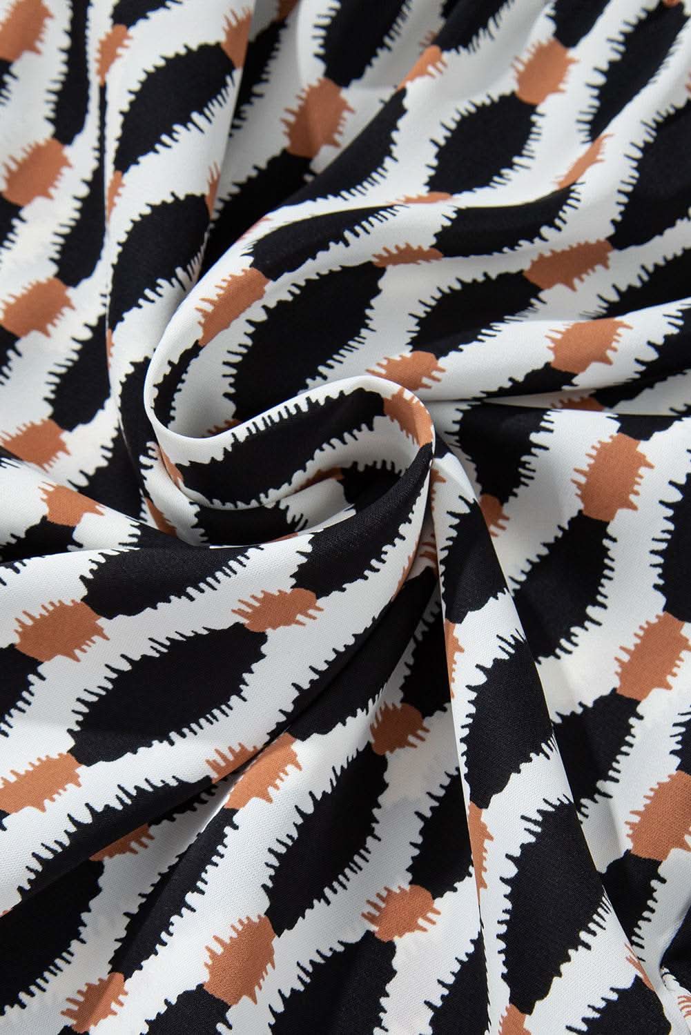 Apricot Plus Size V-Neck Mini Dress - Love Salve 