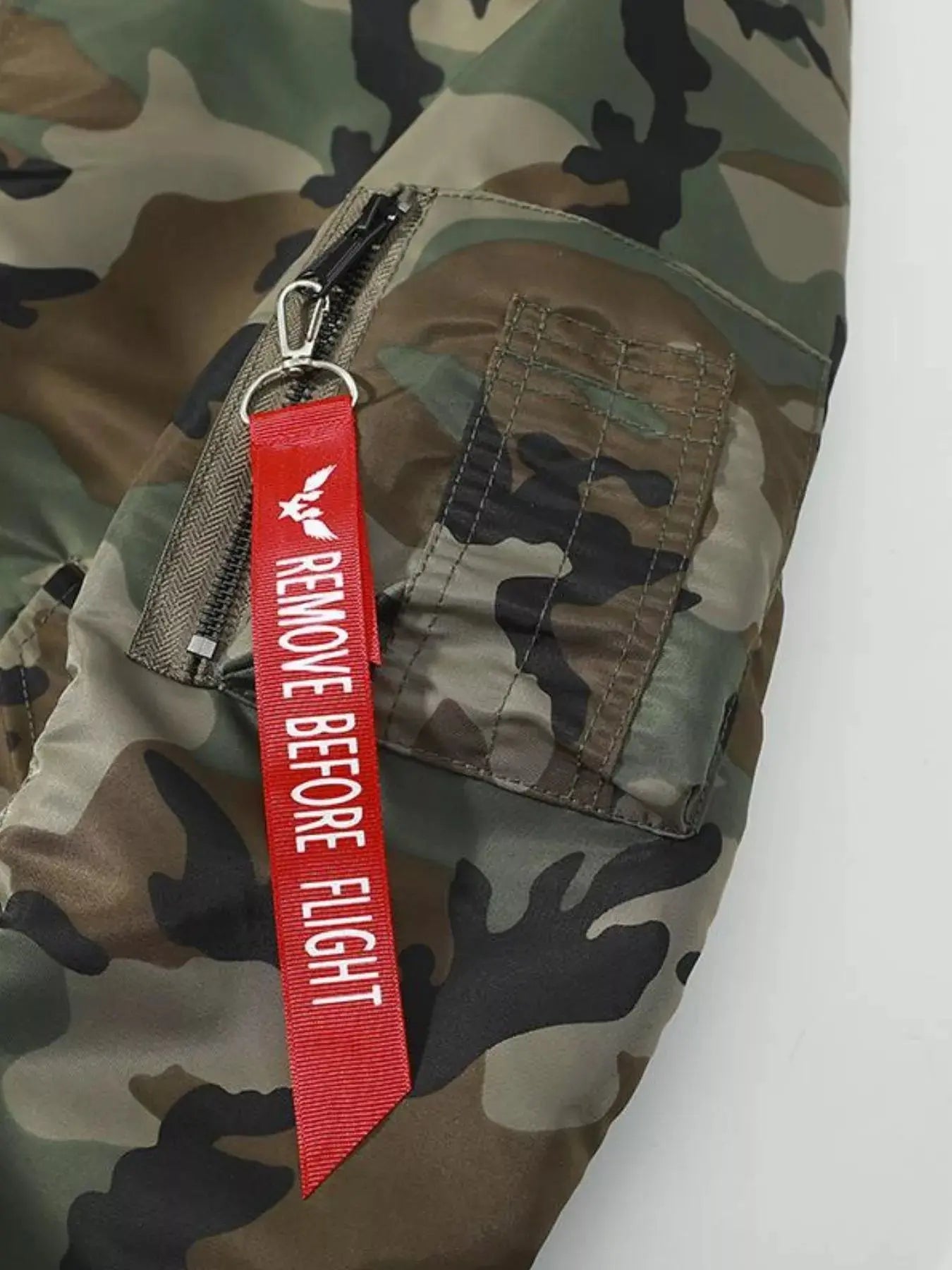 Men's Plus Size Zip Up Camouflage Bomber Jacket Simply Love