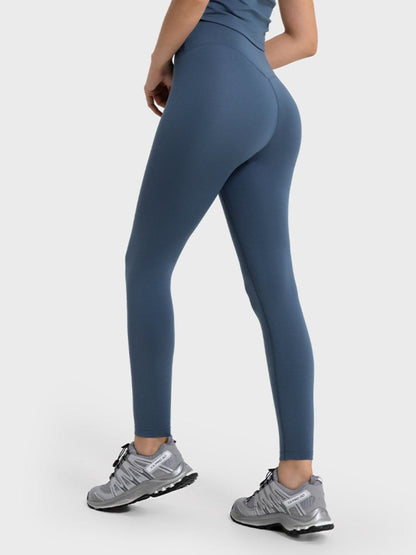 Wide Waistband Sports Leggings.