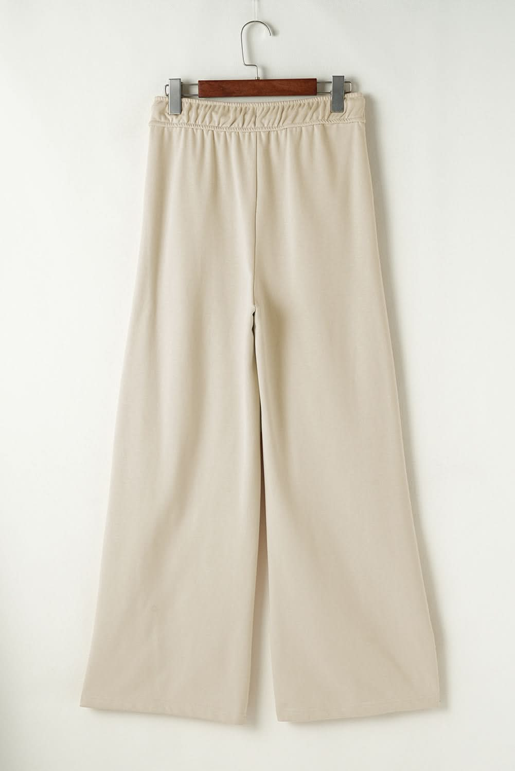 Elastic Waist Wide Leg Trousers