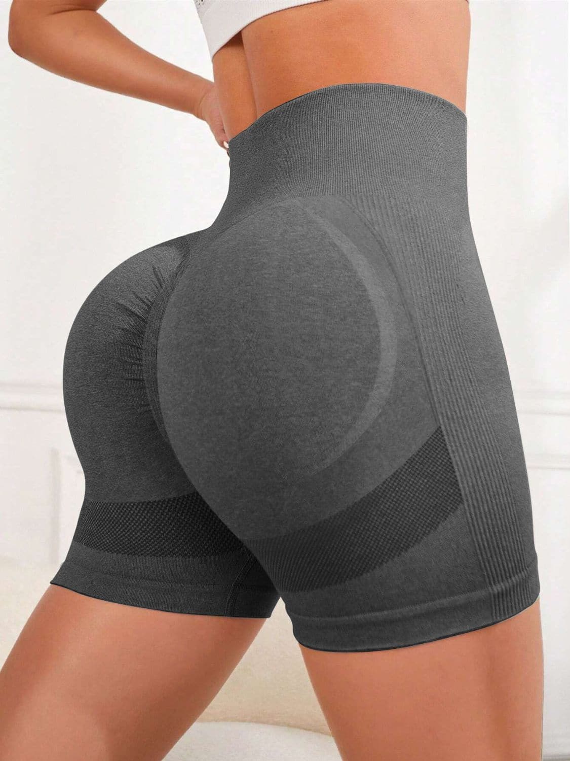 High Waist Active Shorts.