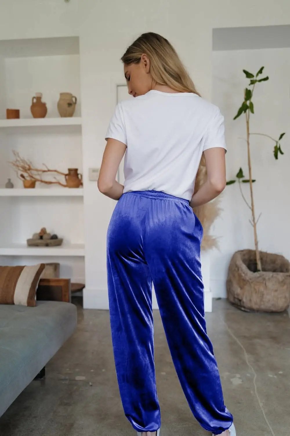 Sheer joggers with pockets - S to XL - Love Salve 