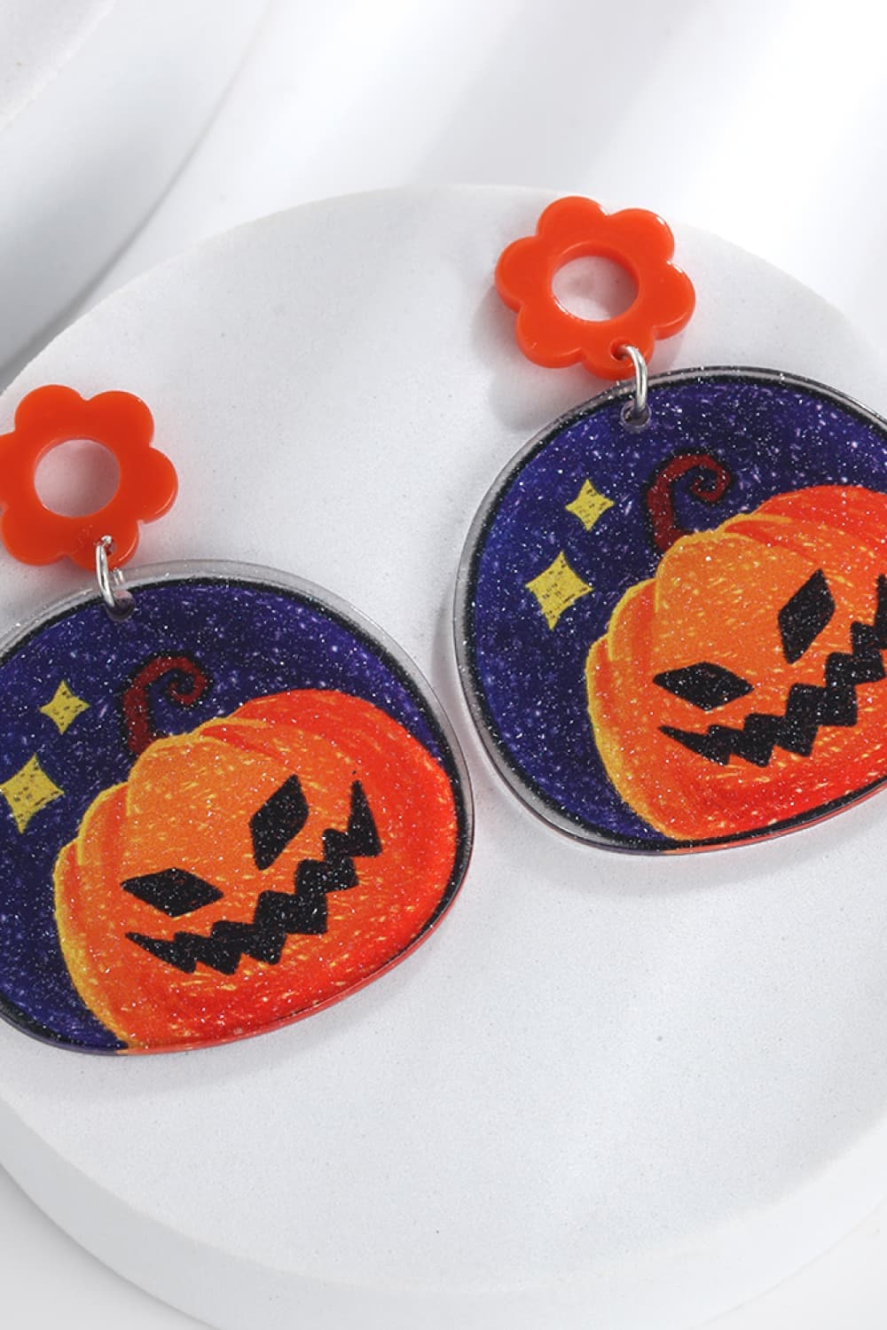 Spooky Acrylic Halloween Earrings