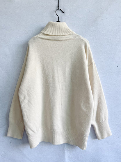 Turtleneck Long Sleeve Sweater.