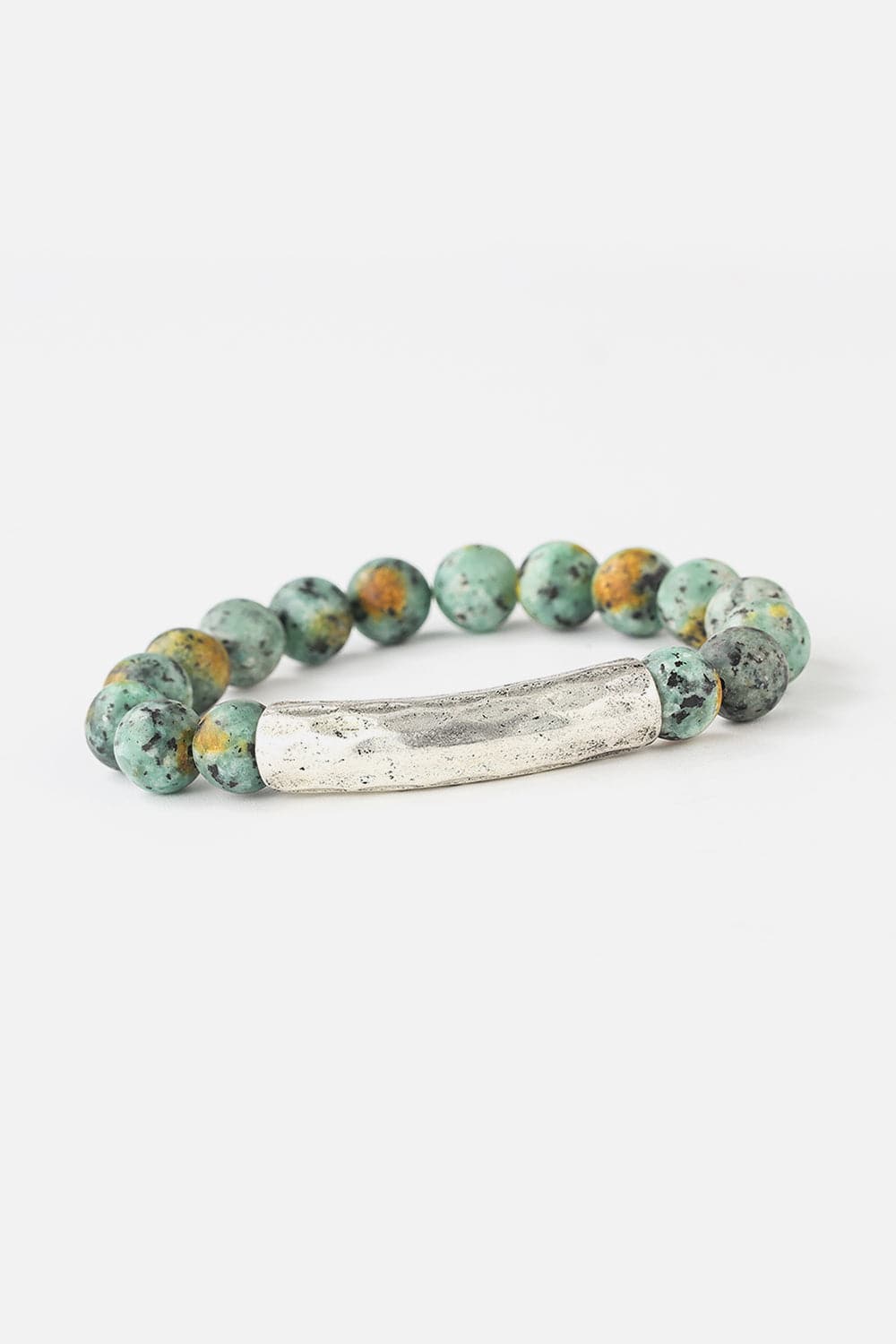 Natural Stone Beaded Bracelet.