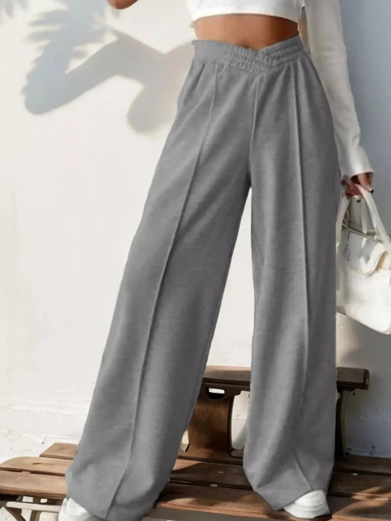 Wide Leg High Waist Pants Simply Love