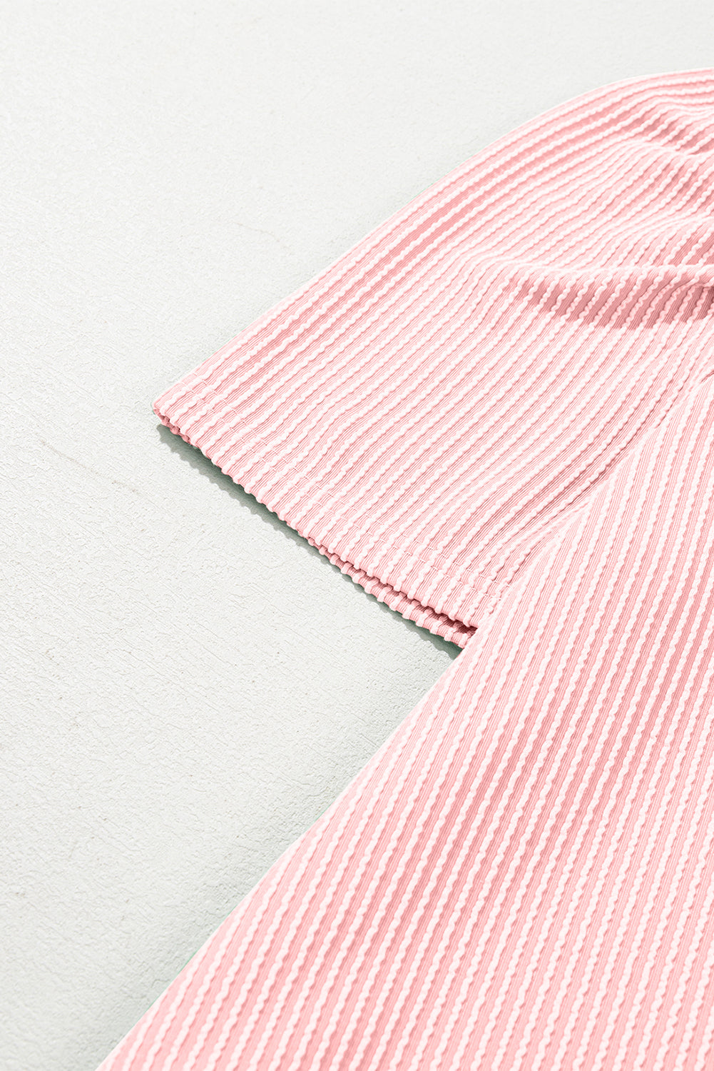 Blossom Corded Crew Neck Puff Sleeve Mini Dress Divine Design4U