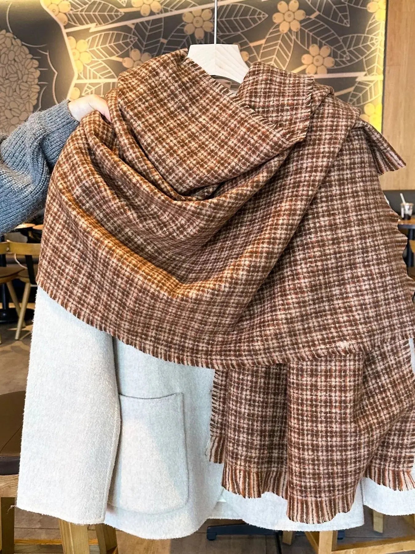 Plaid Warm Scarf Simply Love
