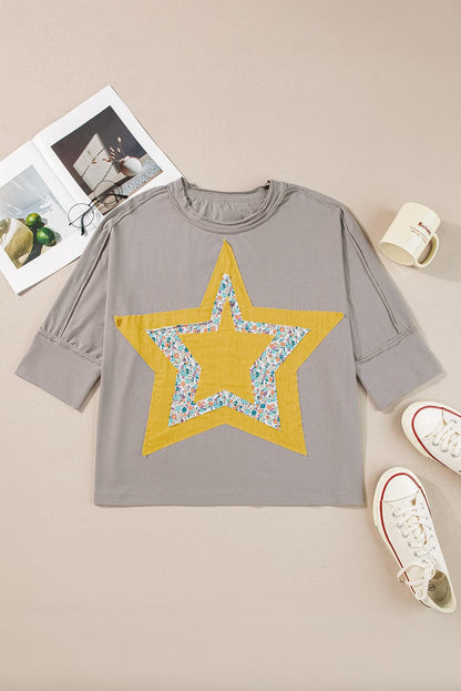 Star Applique Round Neck T-ShirtStar Applique Round Neck T-Shirt

Elevate your casual wardrobe with the Star Applique Round Neck T-Shirt. This stylish tee combines comfort and fashion, making it a Love Salve Star Applique Round NeckT-Shirts