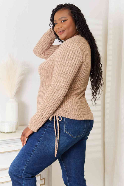 Double Take: Ribbed Long Sleeve Tee