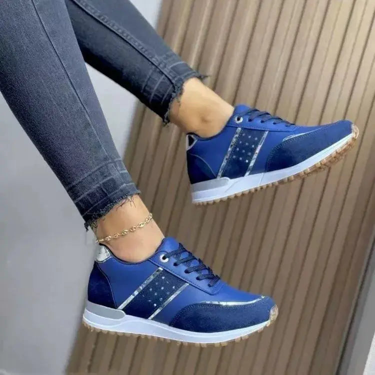 Round Toe Lace Up Athletic Simply Love