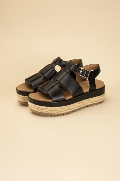 MCLEAN-S Espadrille Gladiator Sandals.