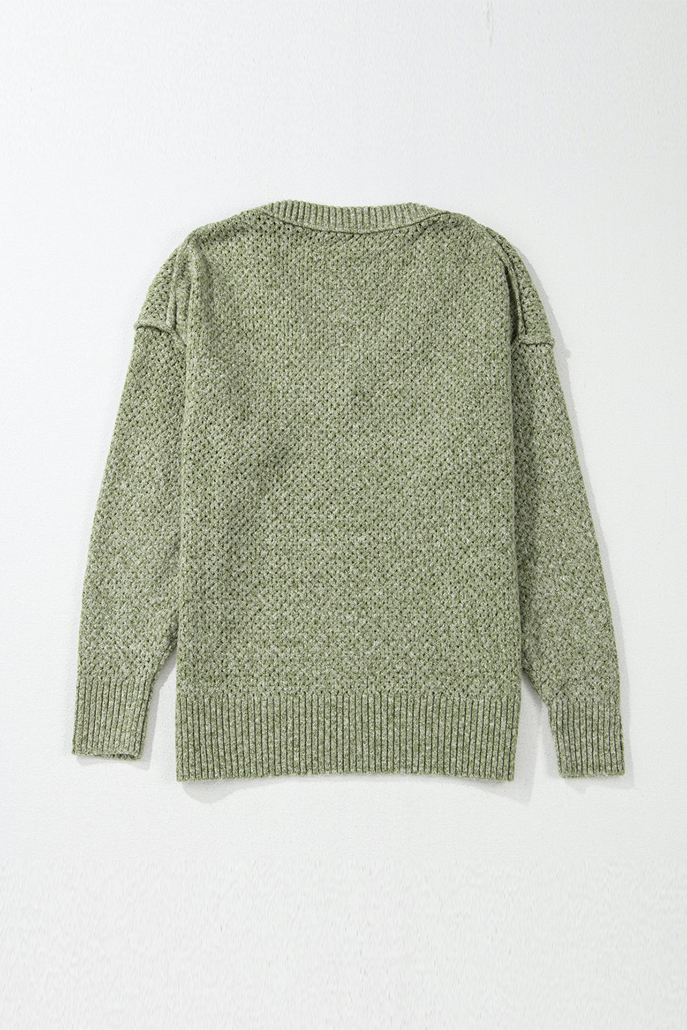 Juliette Loose Eyelet Shoulder Sweater for Effortless Style and Modern Chic - Love Salve 