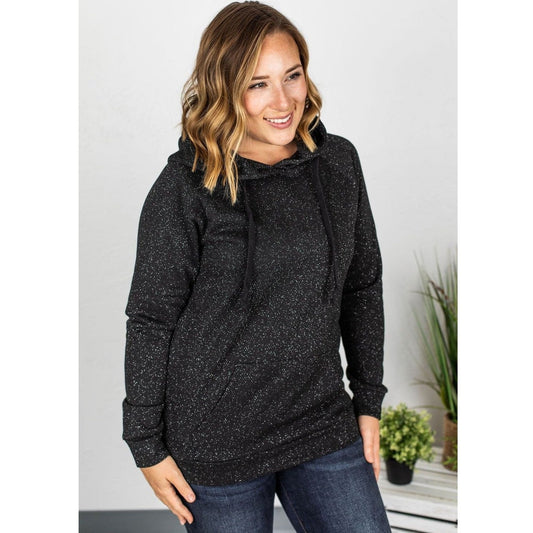 Black Glitter Sparkle Hoodie MM