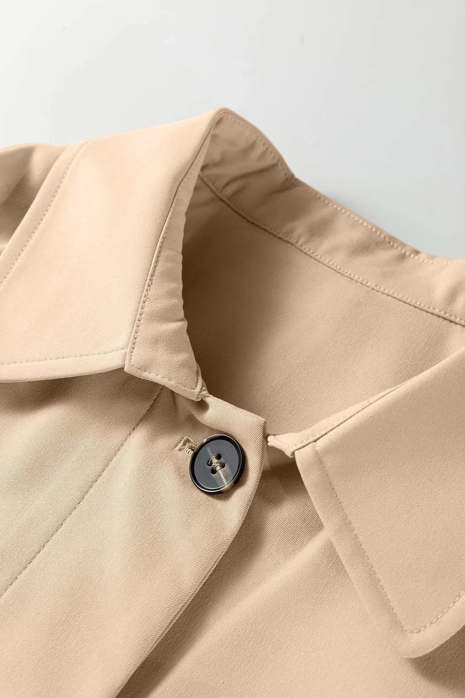 Parchment Plaid Liner Patchwork Single Breasted Trench Coat For Women Dear-Lover Dropshipping