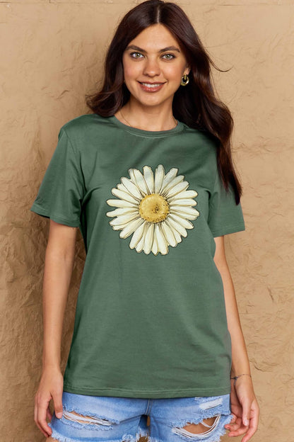 Simply Love: Flower Cotton Tee