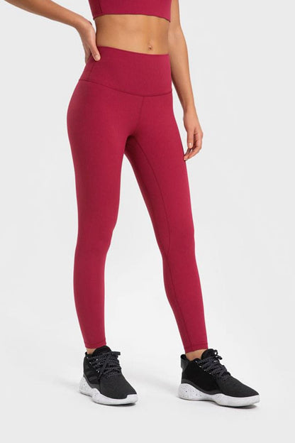 Highly Stretchy Wide Waistband Yoga Leggings.