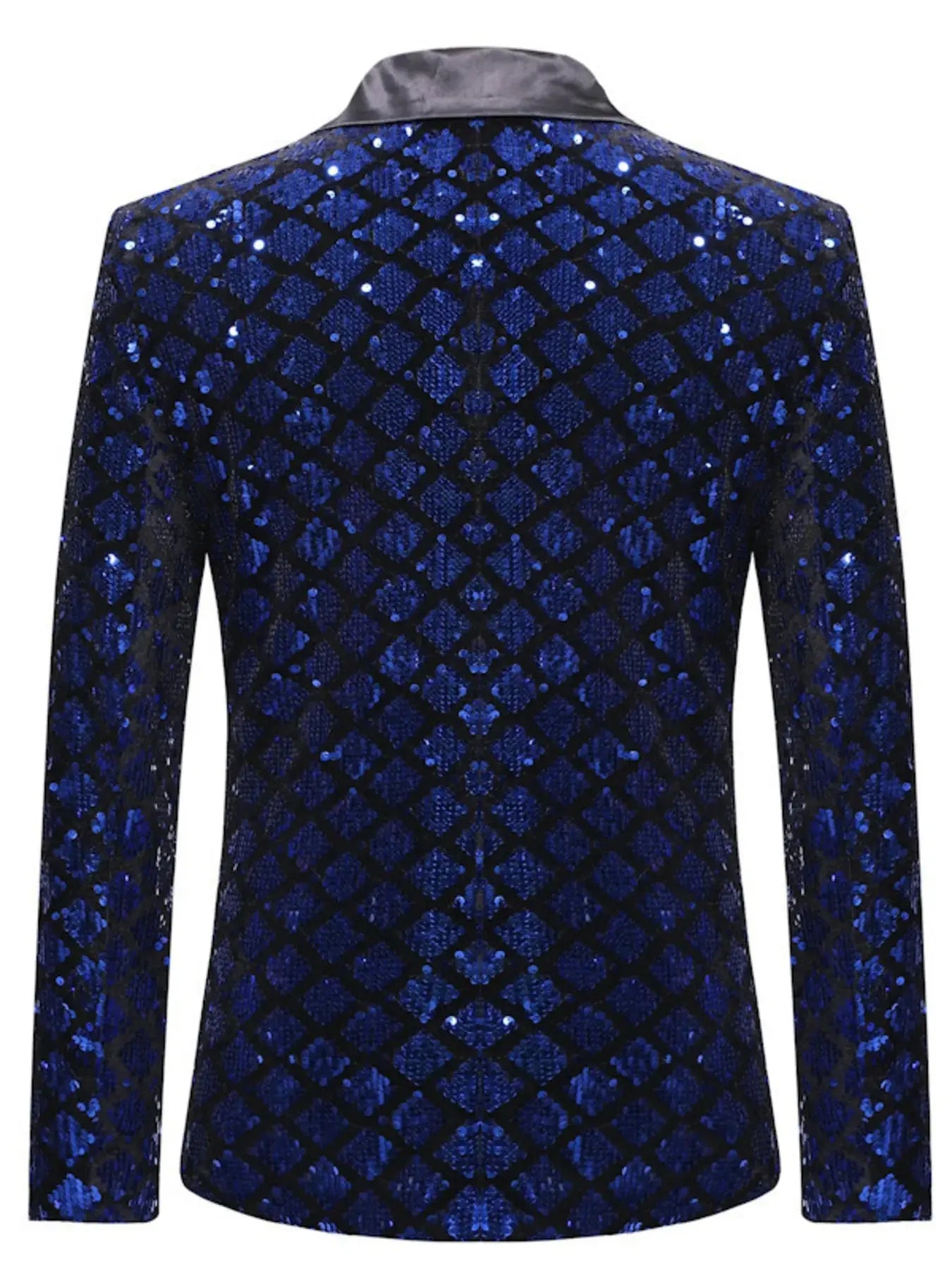 Men's Sequin One Button Blazer Simply Love