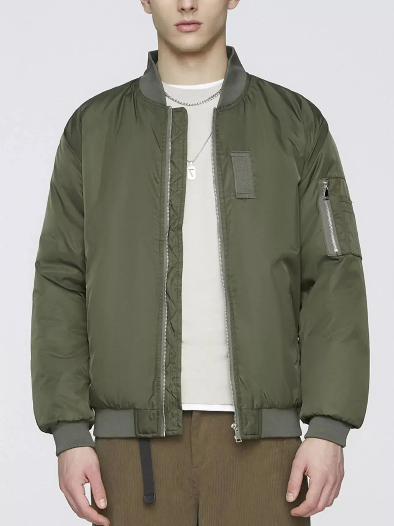 Men's Plus Size Lightweight Bomber Jacket Simply Love