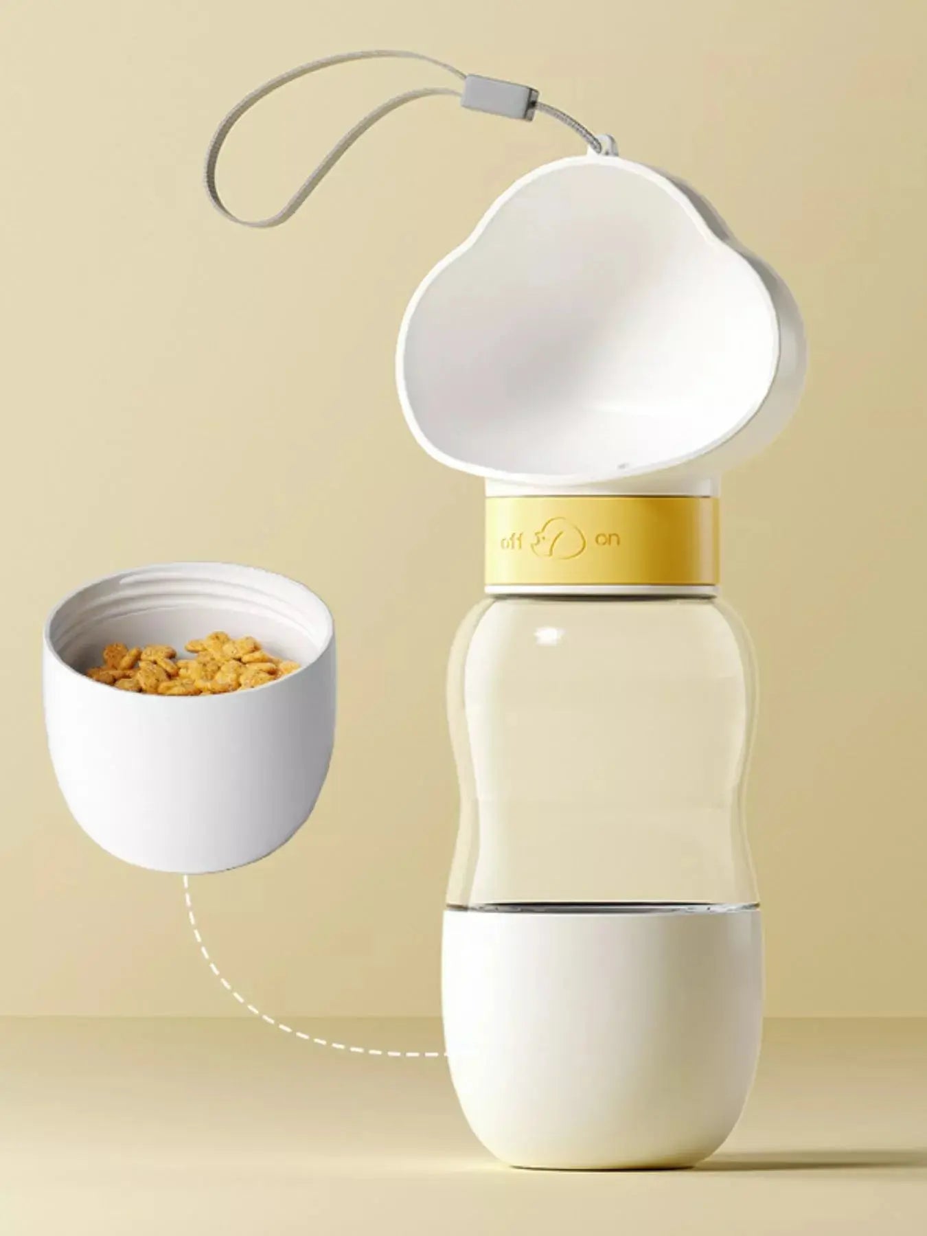Portable 2-in-1 Pet Water and Food Bowl Simply Love