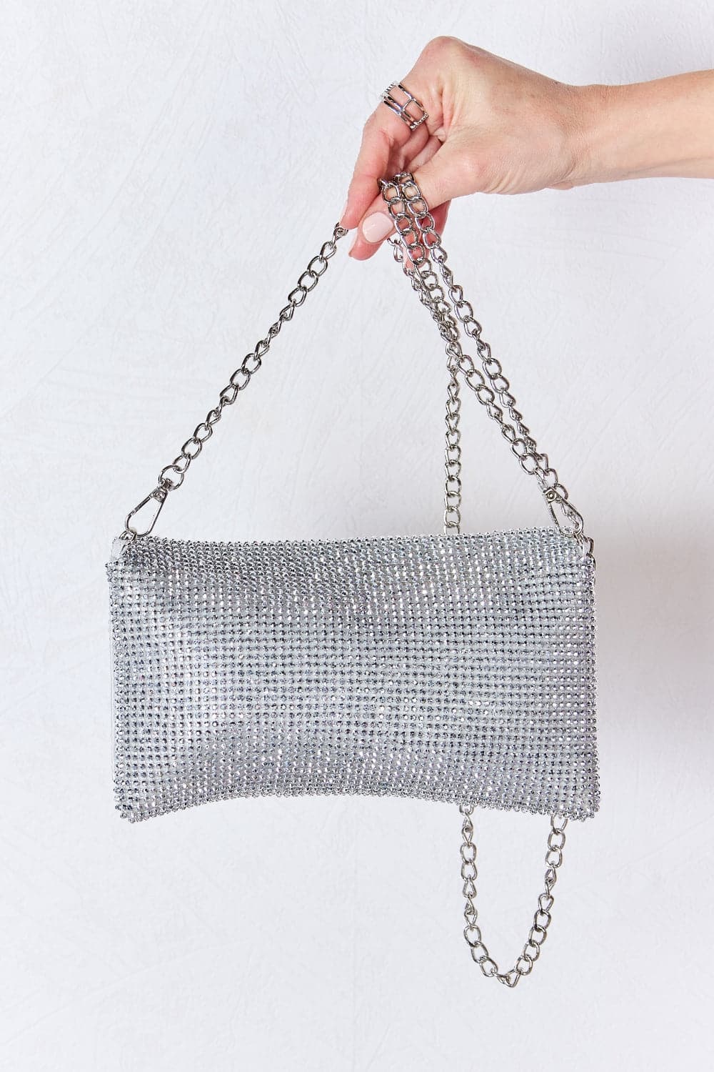 Forever Link Rhinestone Crossbody Bag.