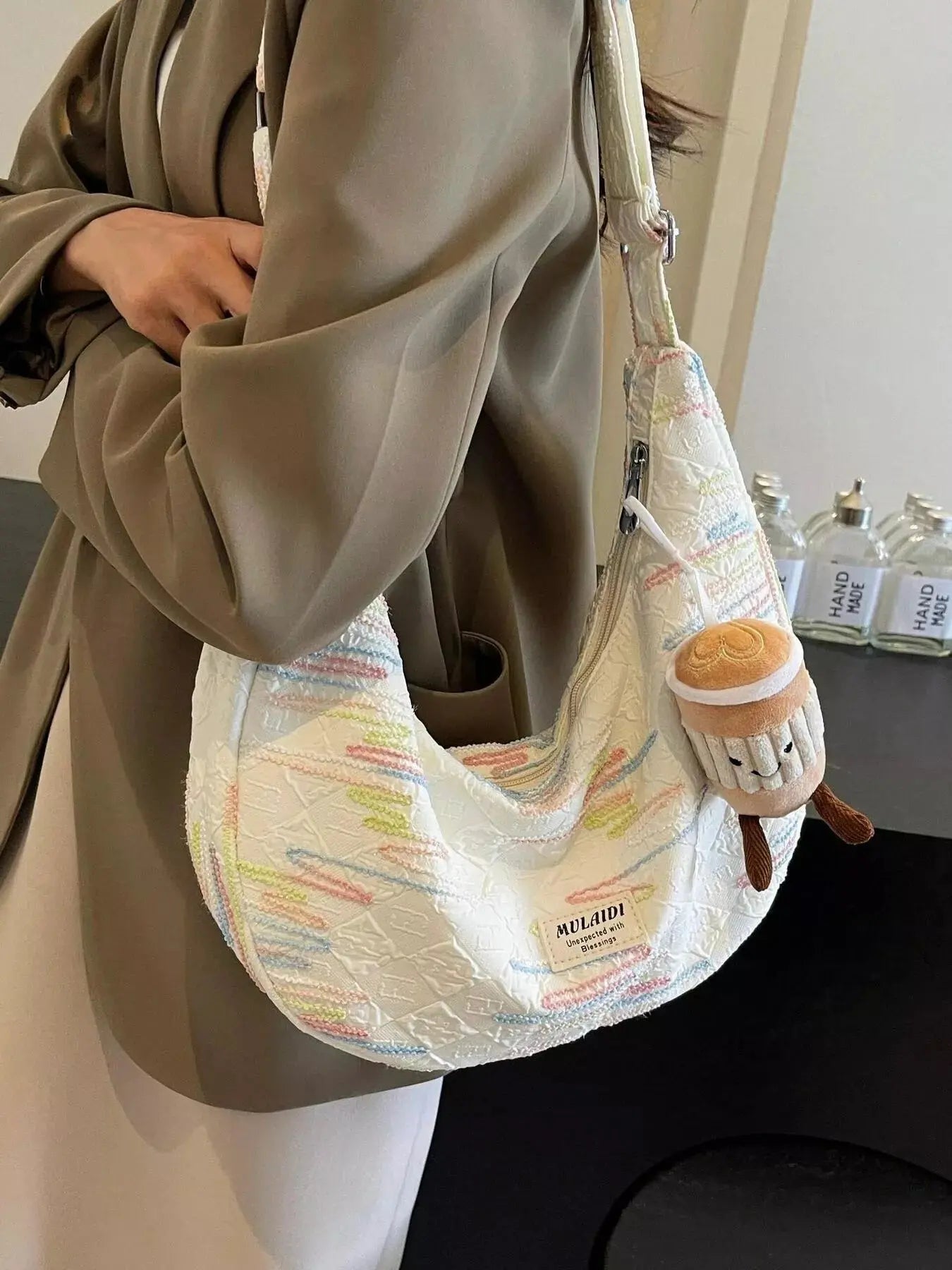 Cartoon Charm Crossbody Bag Simply Love