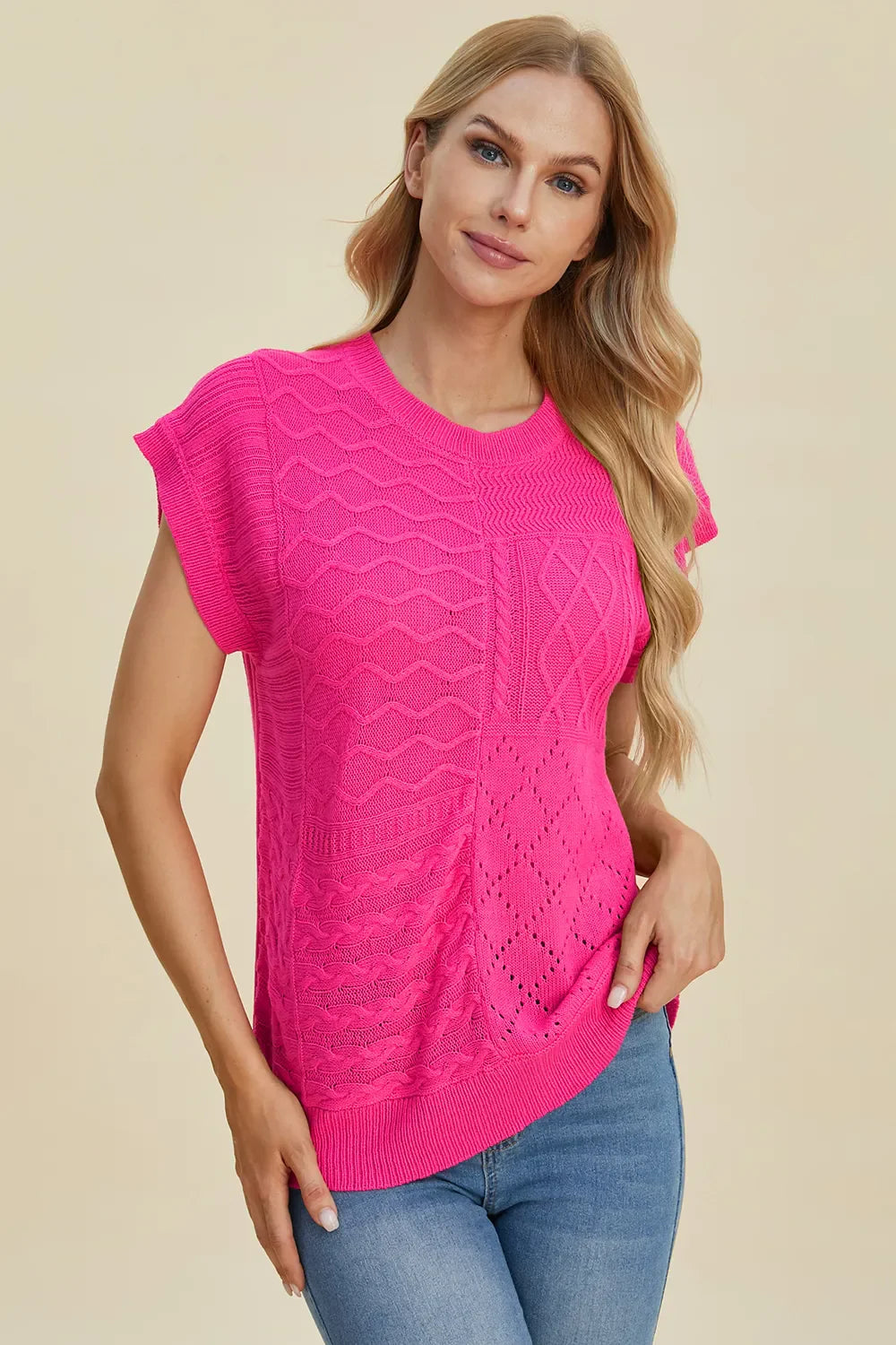 Double Take: Cozy Cable Knit Sweater