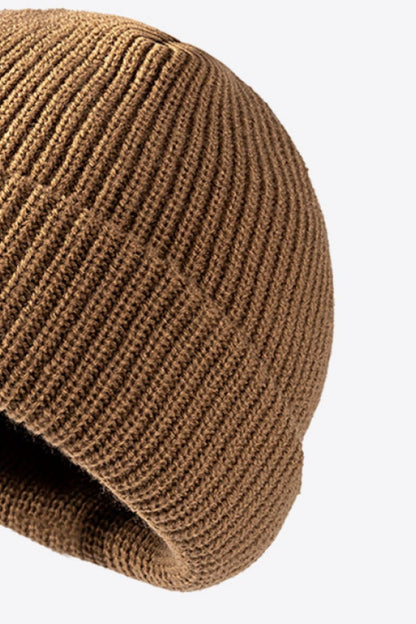 Calling For Winter Rib-Knit Beanie.