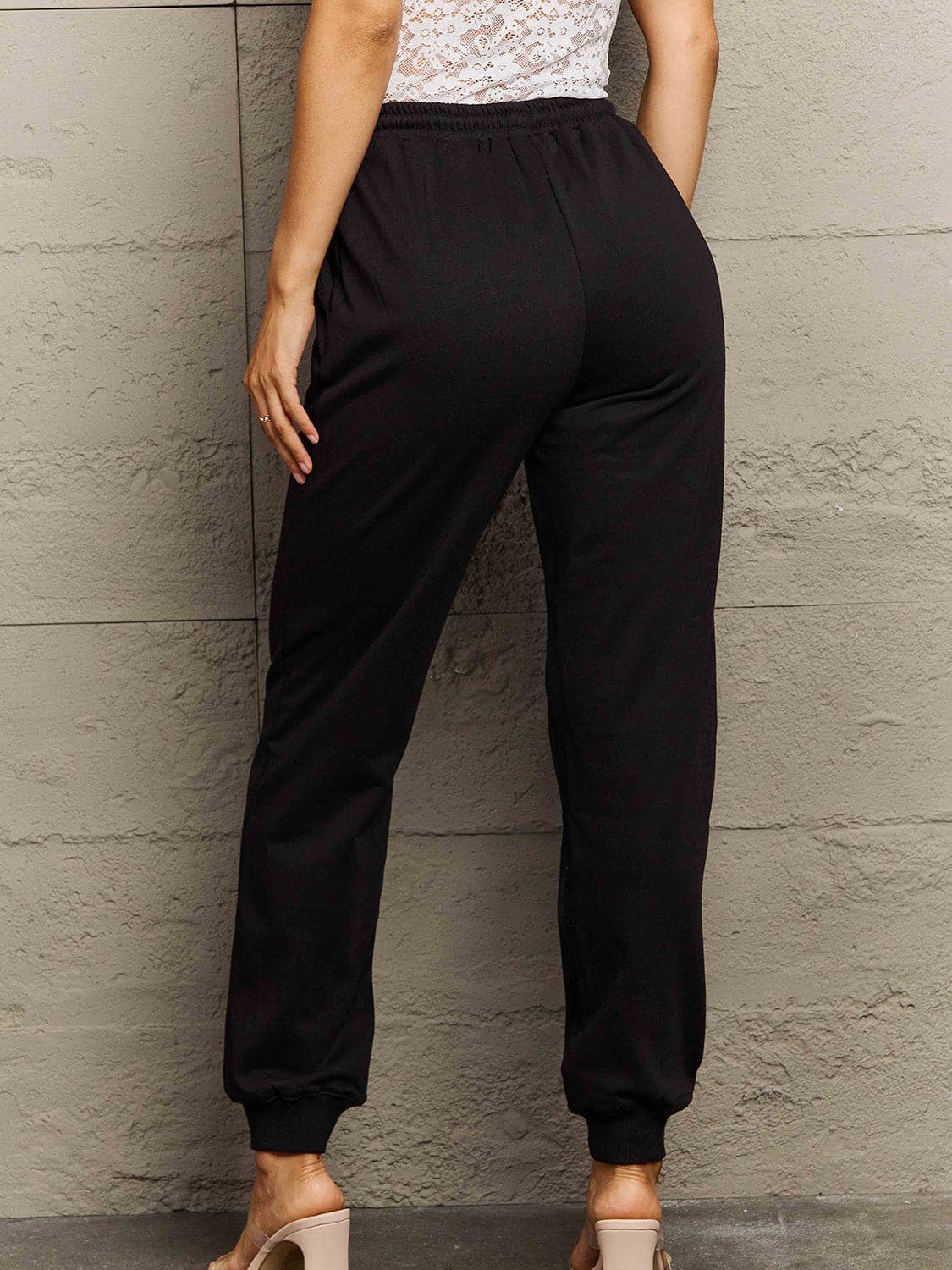 Simply Love Full Size Drawstring Sweatpants.