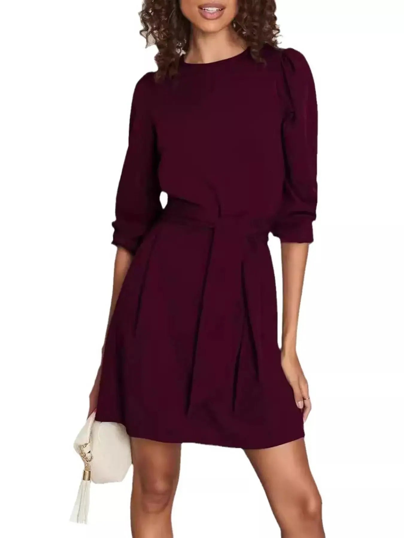 Tie-Waist Mini Dress Simply Love