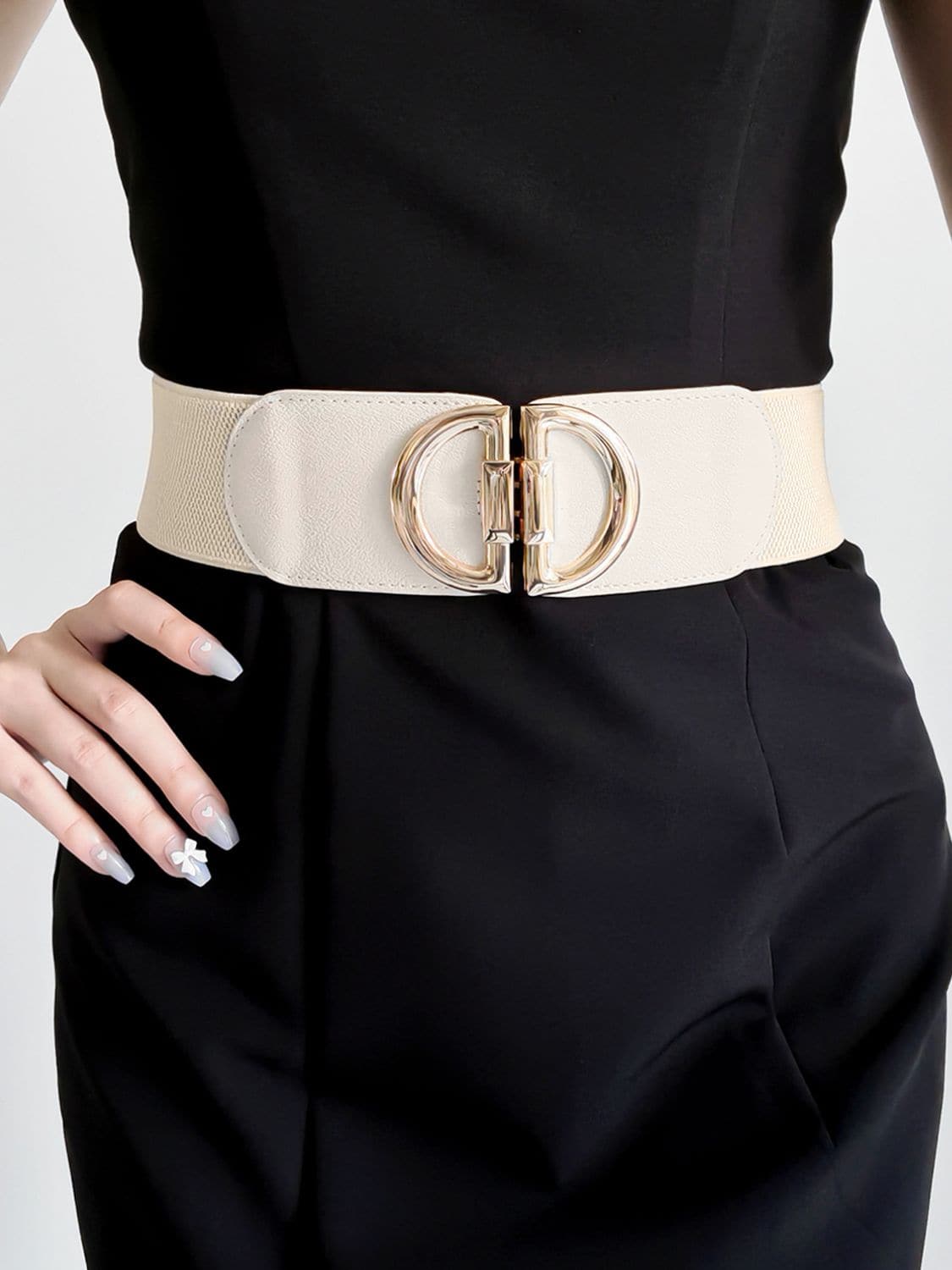 D Buckle Elastic Belt.