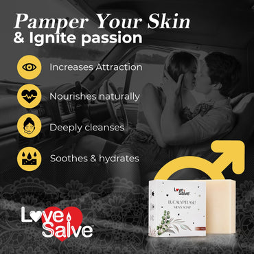 Enchanting love salve soap bar - luxurious hydrating body wash for all