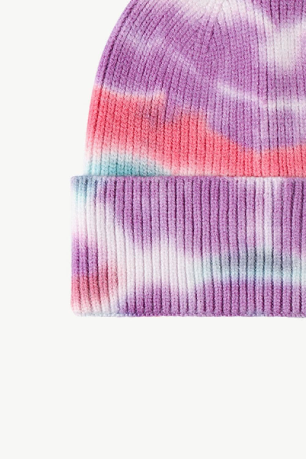 Tie-Dye Cuffed Knit Beanie.