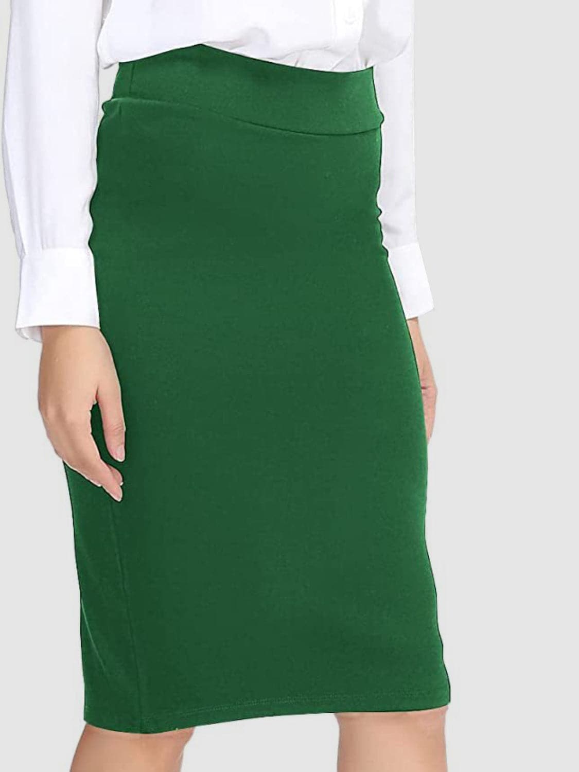 High Waist Wrap Skirt.