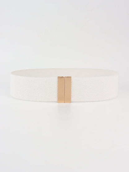 Alloy Buckle Elastic Belt.