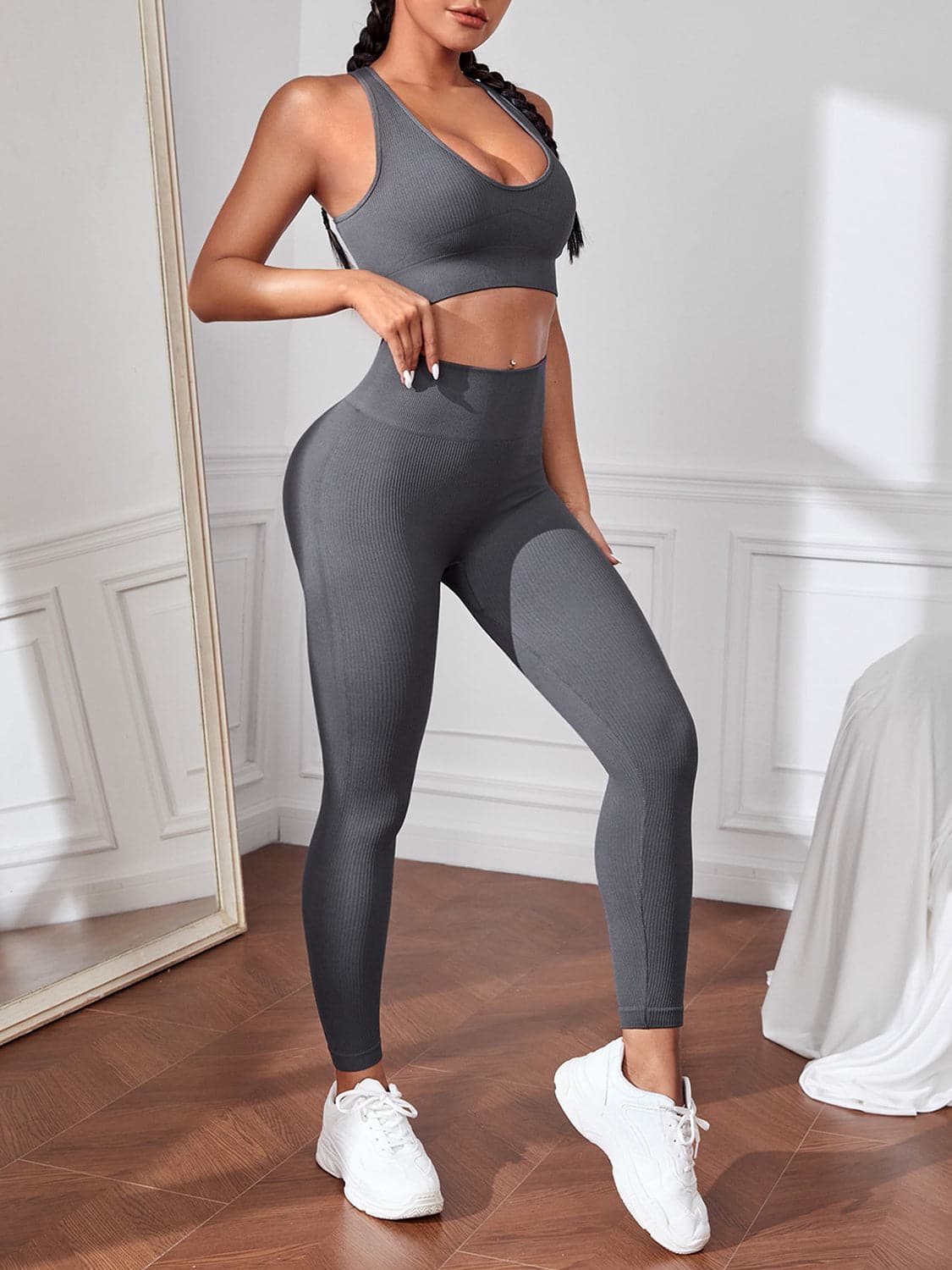 Sport Tank and Leggings Set.