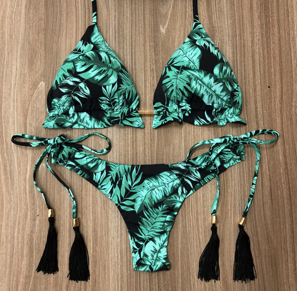 Printed Bikini Tied Swimsuit Bella Mia