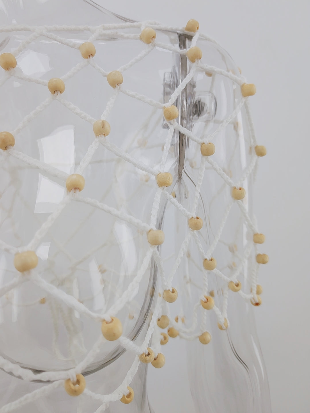 Spring Summer Seaside Holiday Hollow Out Cutout Beading Bikini Sexy Suspenders Beach Shirt Bella Mia