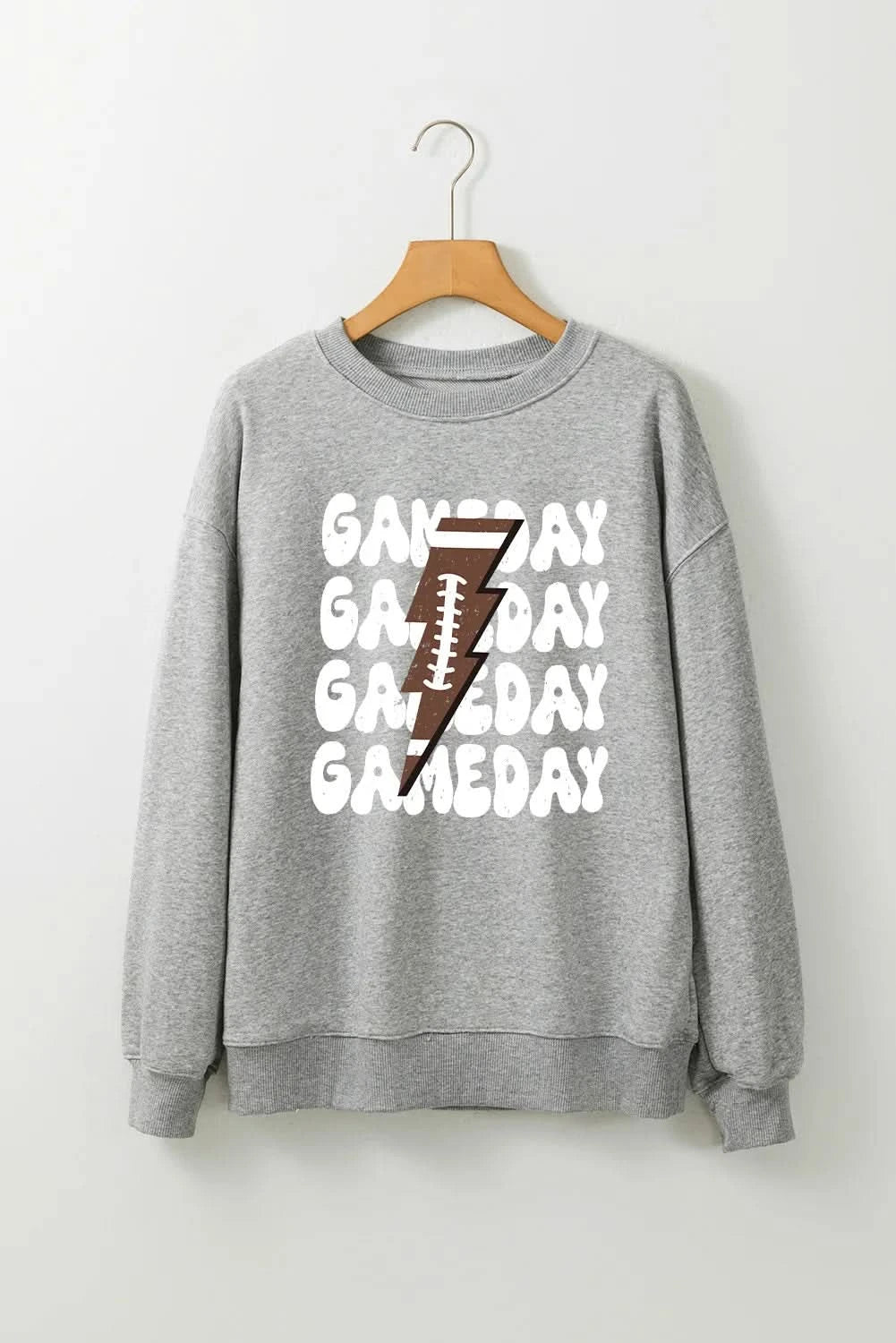 Cozy game day long sleeve sweatshirt