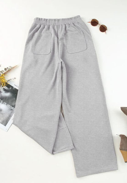 Cozy Pocketed Elastic-Waist Lounge Pants