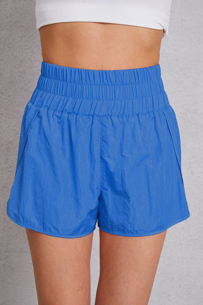 Elastic Waist Shorts.