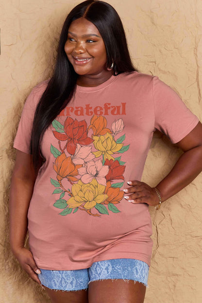 Simply Love: Grateful Flower Tee