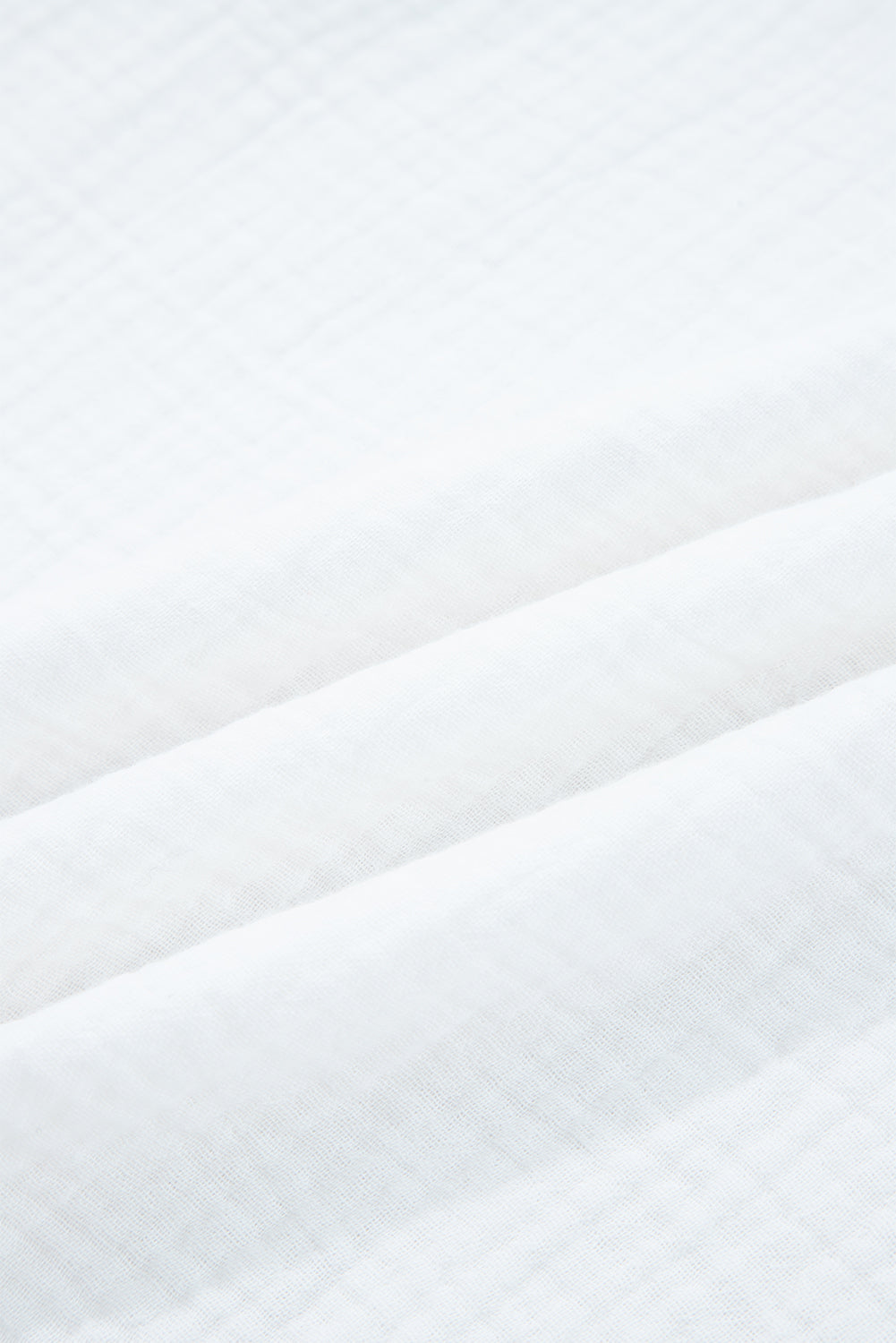 Premium White Plant Mesh Patch Color Block Half Button Blouse Dear-Lover Dropshipping