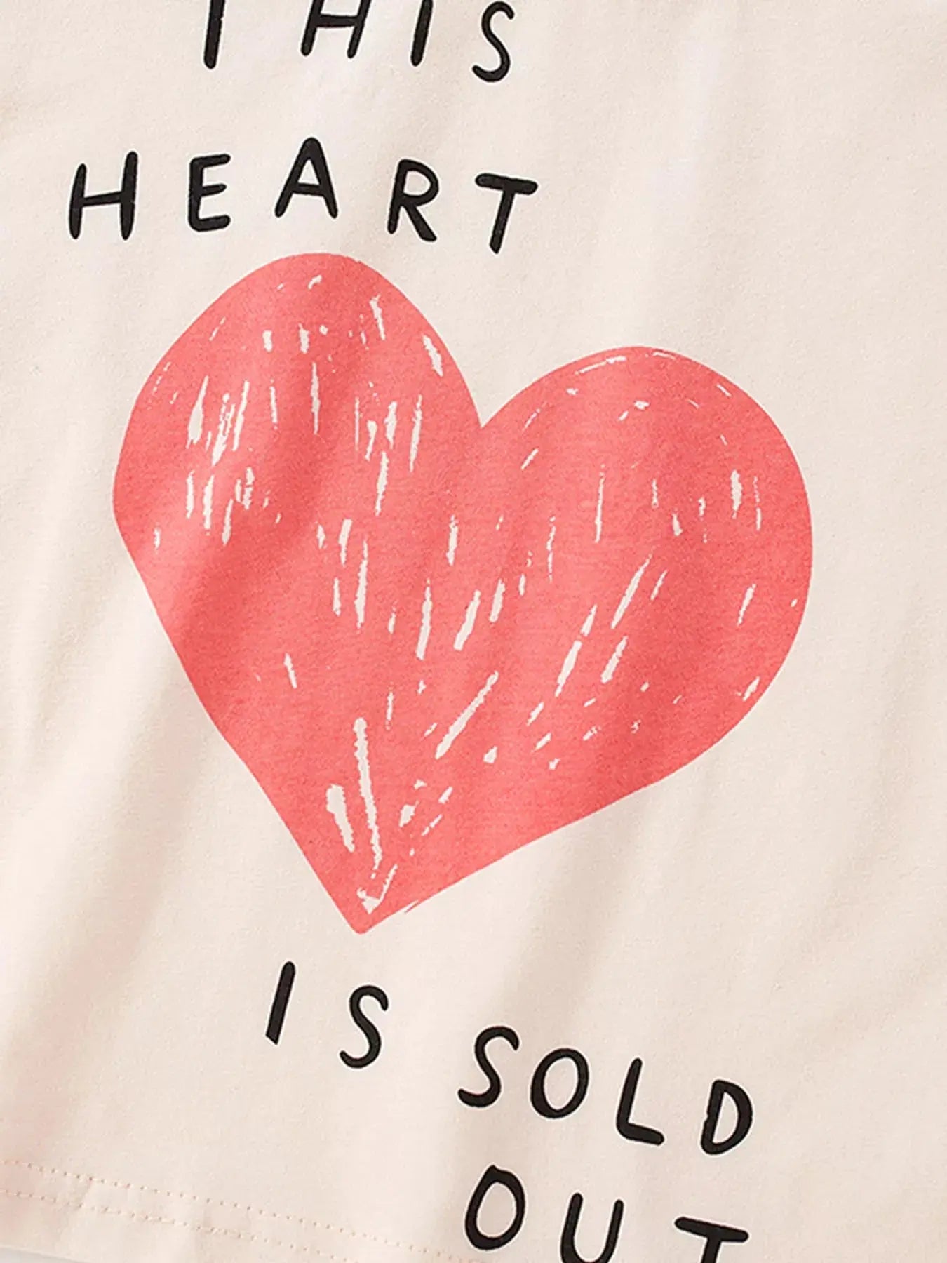 Kids Heart Graphic Long Sleeve Cotton T Shirt Made Of 100 Percent Cotton Simply Love