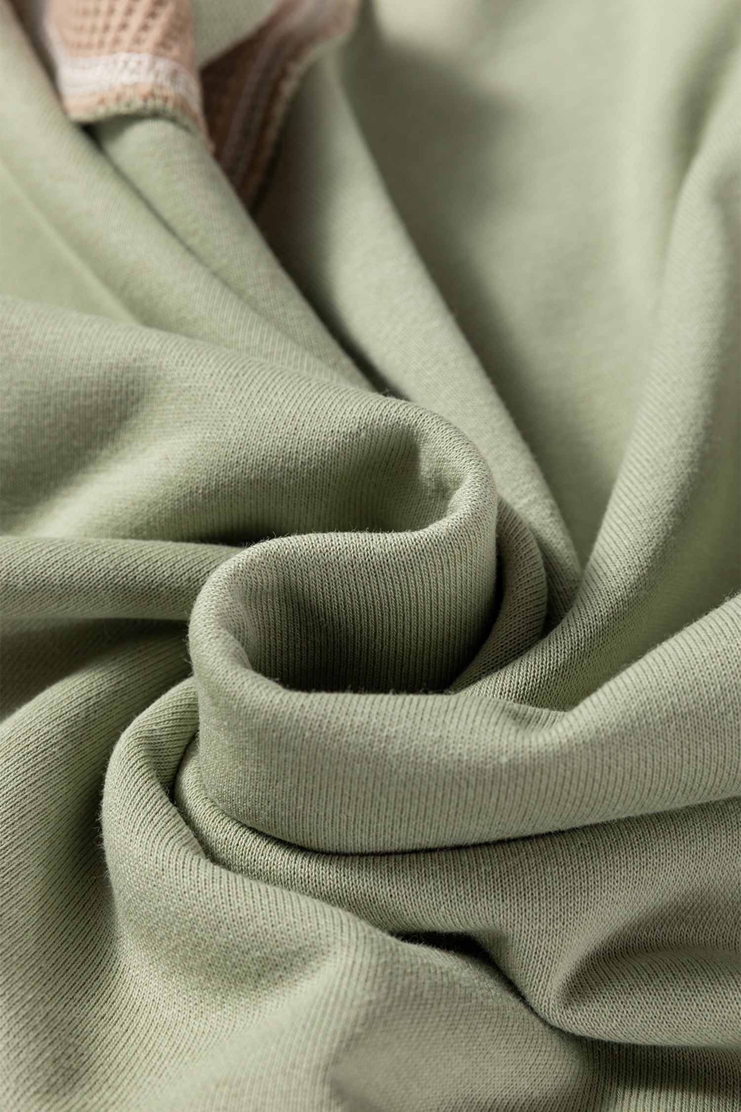 Dear-Lover Green Waffle Sweatshirt Women's Daily Oversized Patchwork Top Casual Fall Dear-Lover Dropshipping