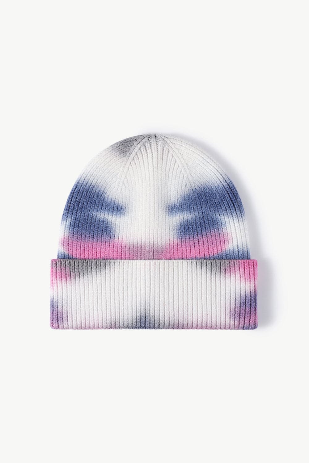 Tie-Dye Cuffed Knit Beanie.