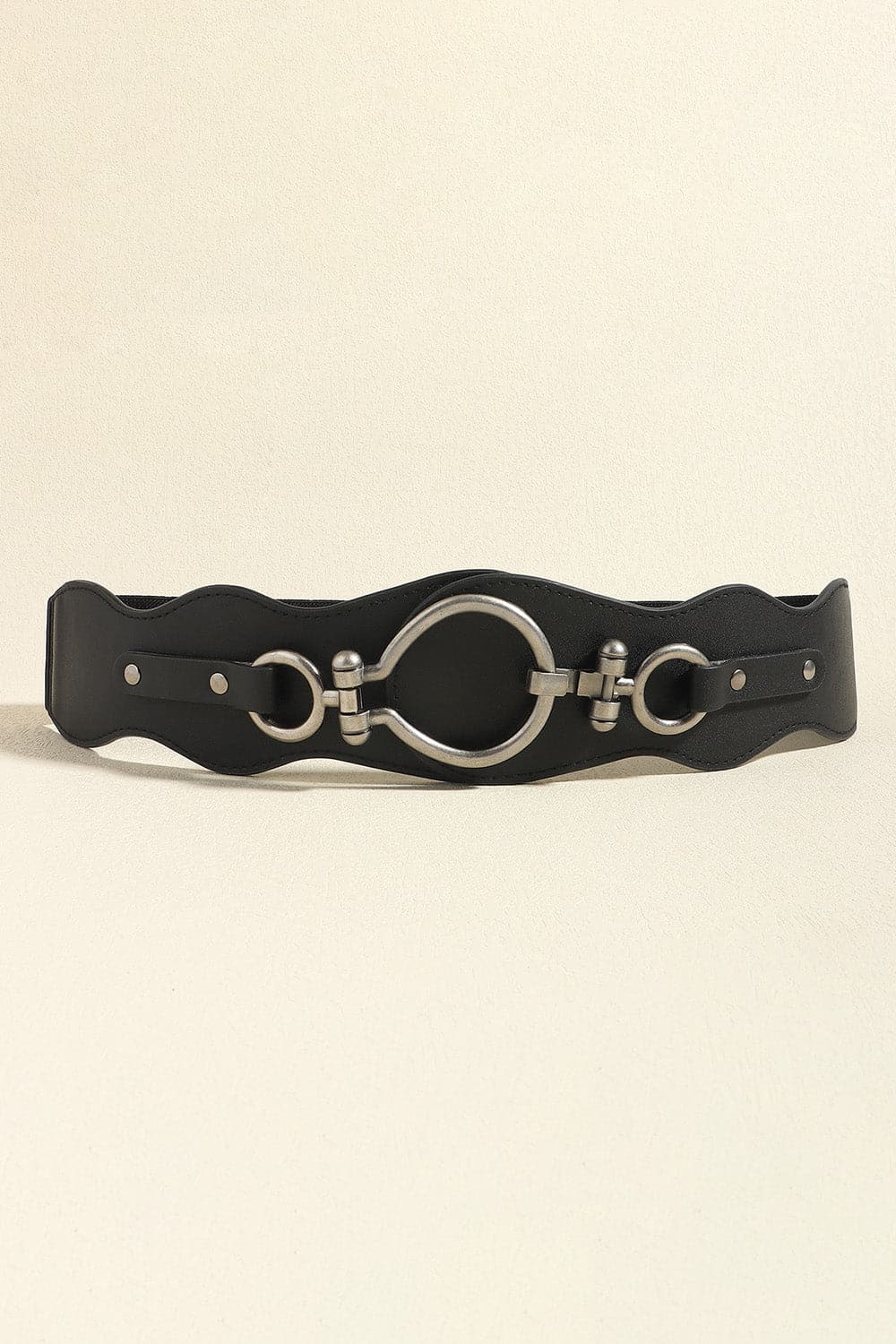 PU Leather Zinc Alloy Buckle Belt.