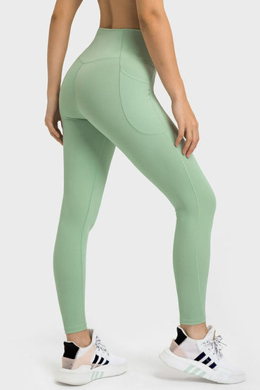 V-Waist Yoga Leggings with Pockets.