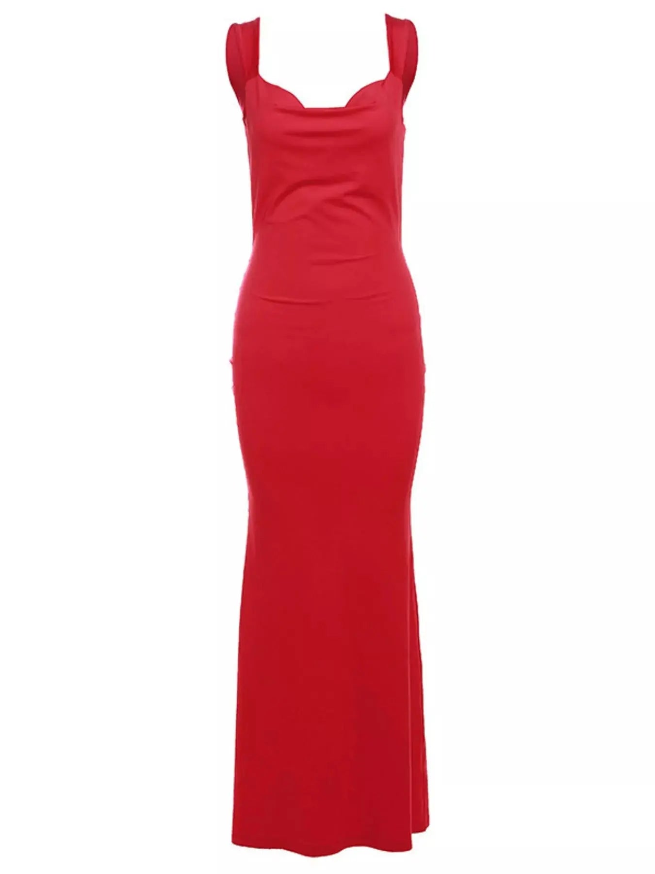 Backless Wide Strap Maxi Dress Simply Love